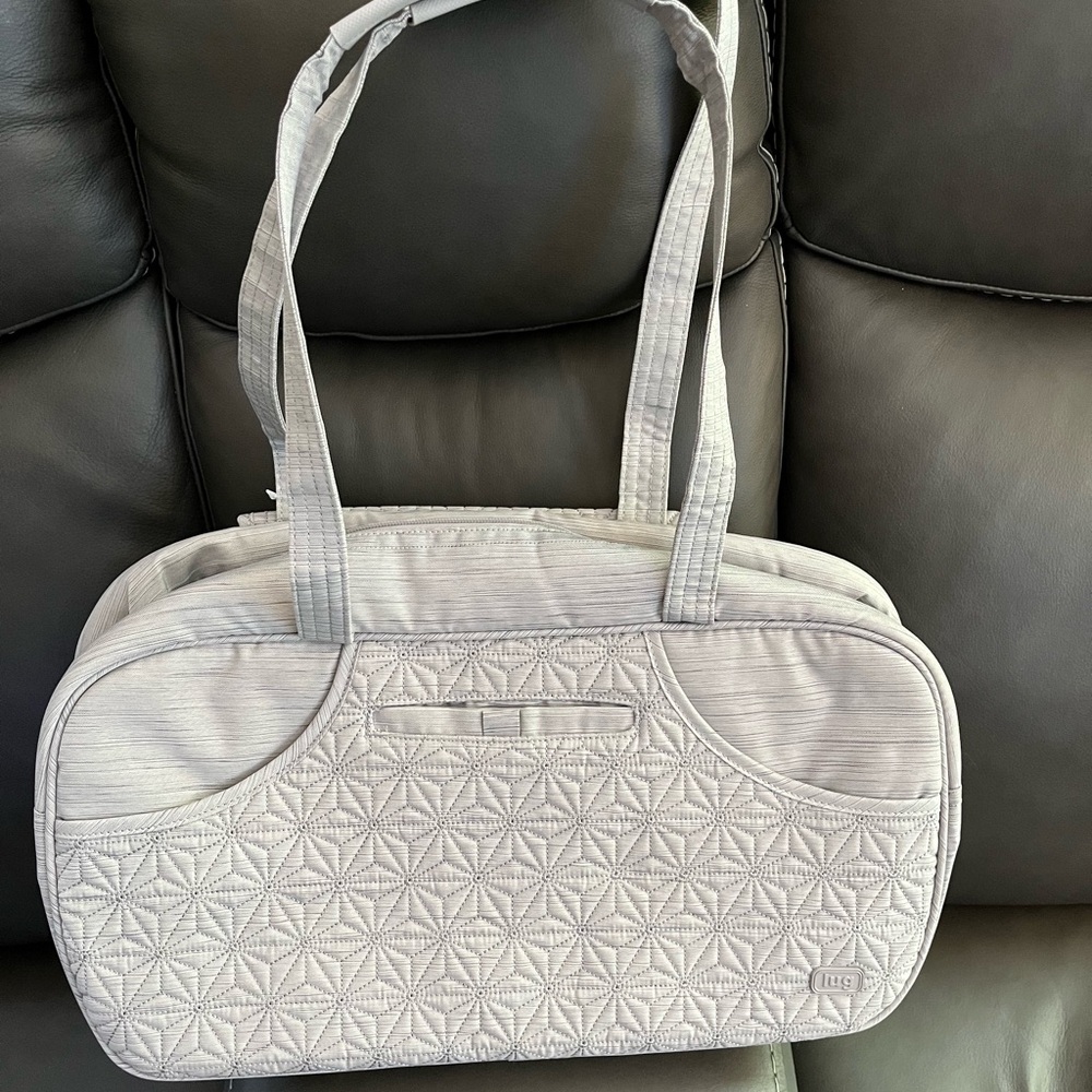 Lug Tugboat duffel bag - brushed silver